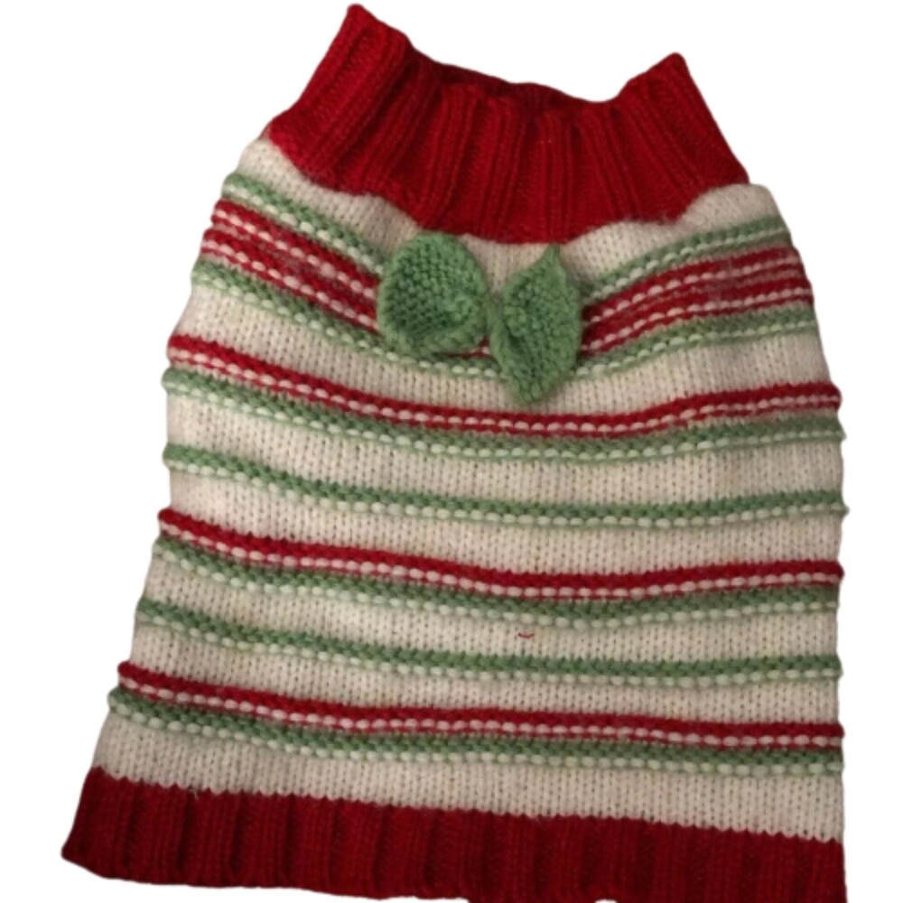 Dog Christmas sweater by Jabara size small 15–20 pounds